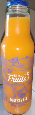 Direktsaft - Orange, Apfel, Karotte, Mango und Yuzu - Produkt