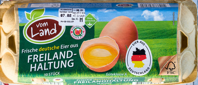 Frische deutsche Eier aus Freilandhaltung - Product - de