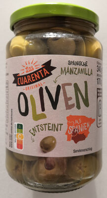 Spanische Manzanilla Oliven, entsteint - Produkt - de