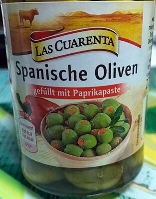 Spanische Oliven gefüllt mit Paprikapaste - Produkt
