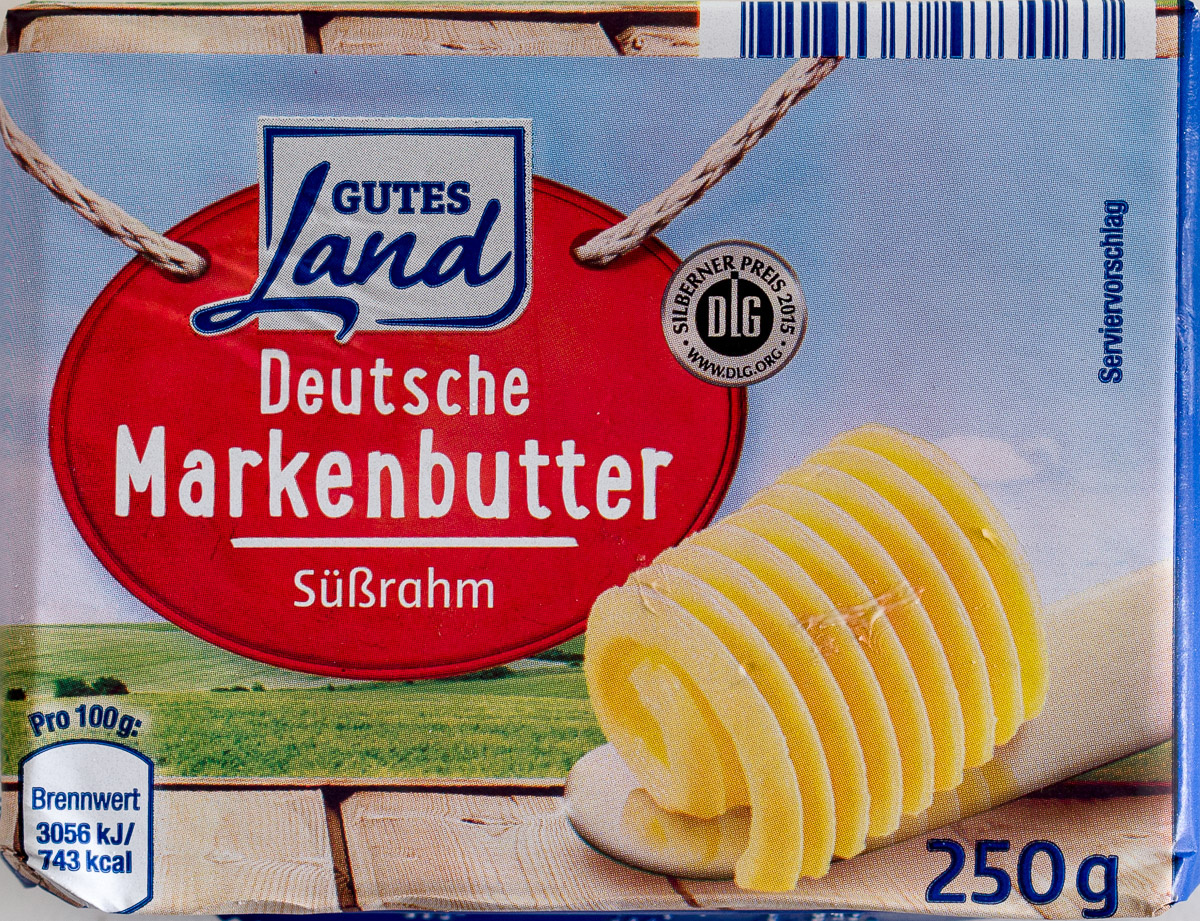 Deutsche Markenbutter Süßrahm - Produkt