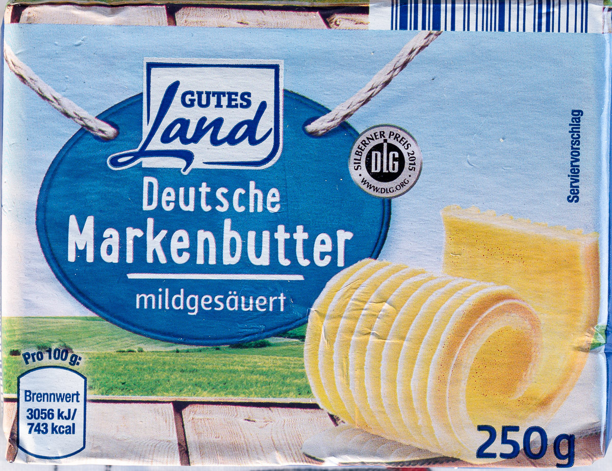 Deutsche Markenbutter mildgesäuert - Producto - de