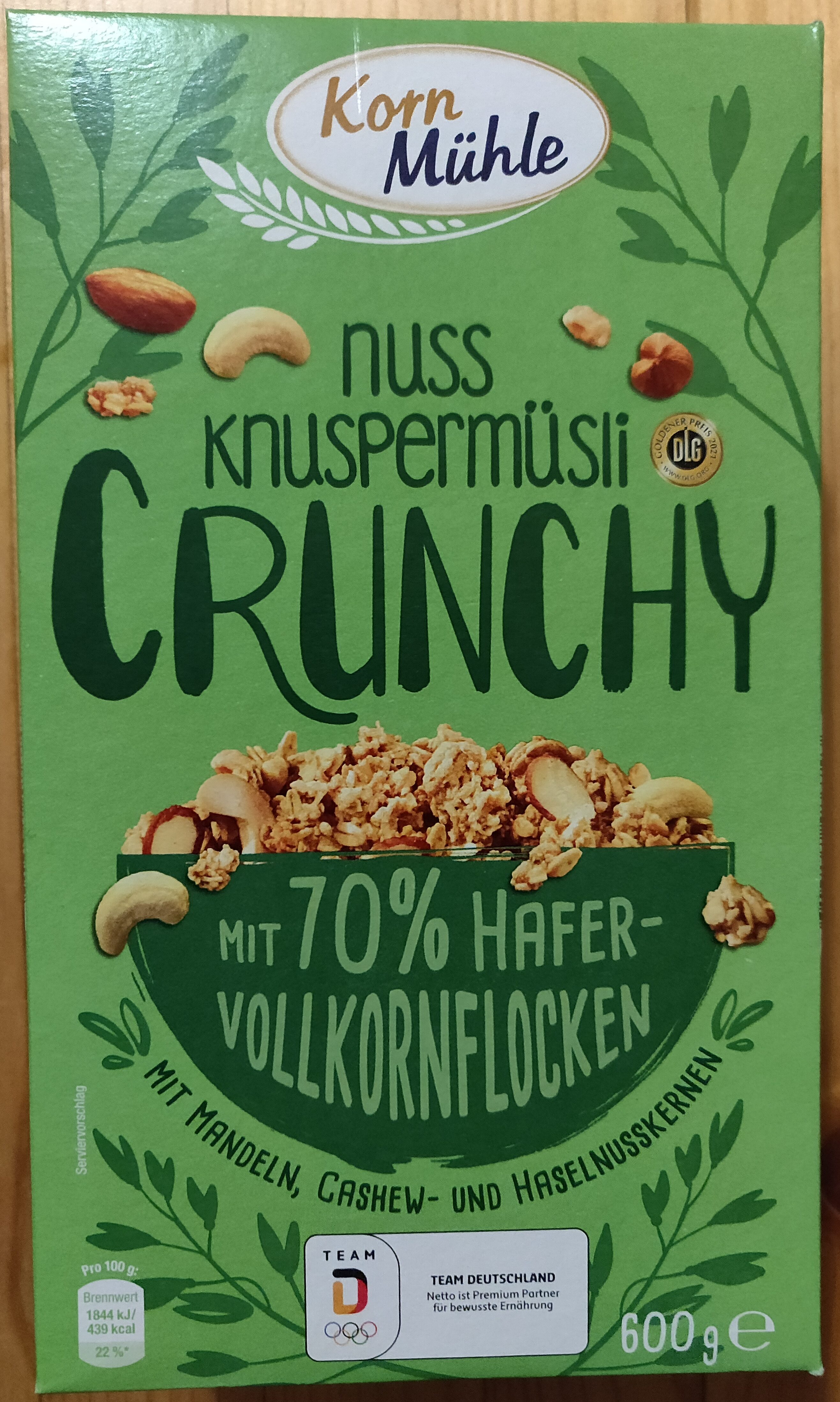 Nuss-Knuspermüsli Crunchy - Produit - de