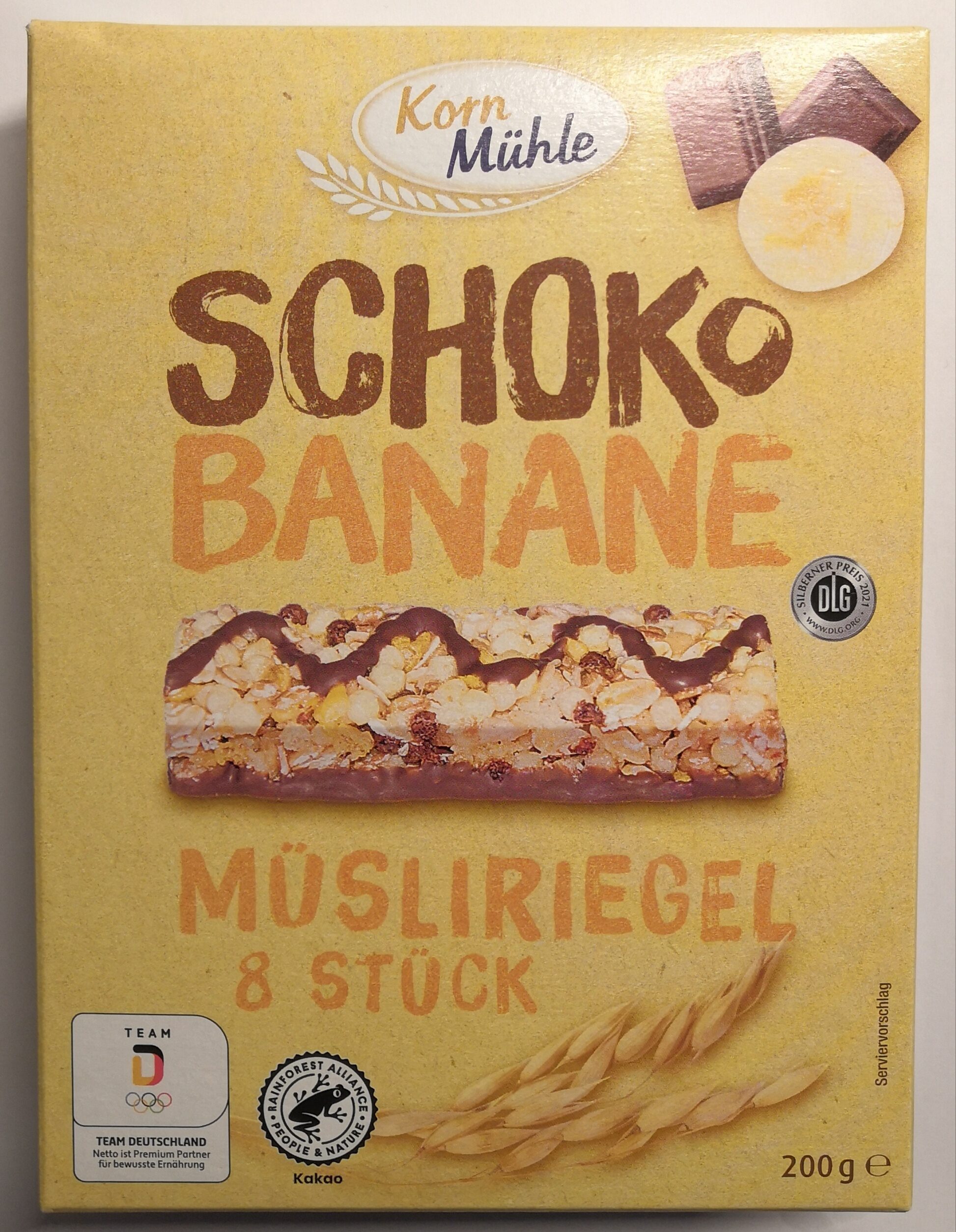 Müsliriegel - Schoko-Banane - Produkt