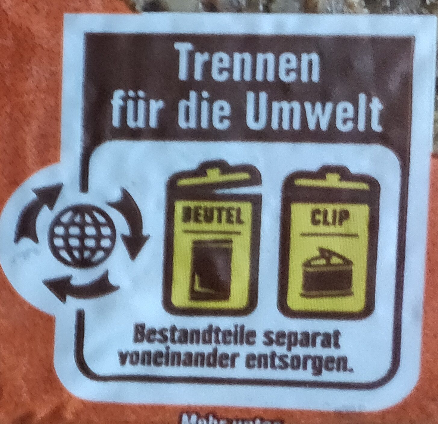 Sonnenkern - Sonnenblumenkernbrot - Recycling instructions and/or packaging information - de