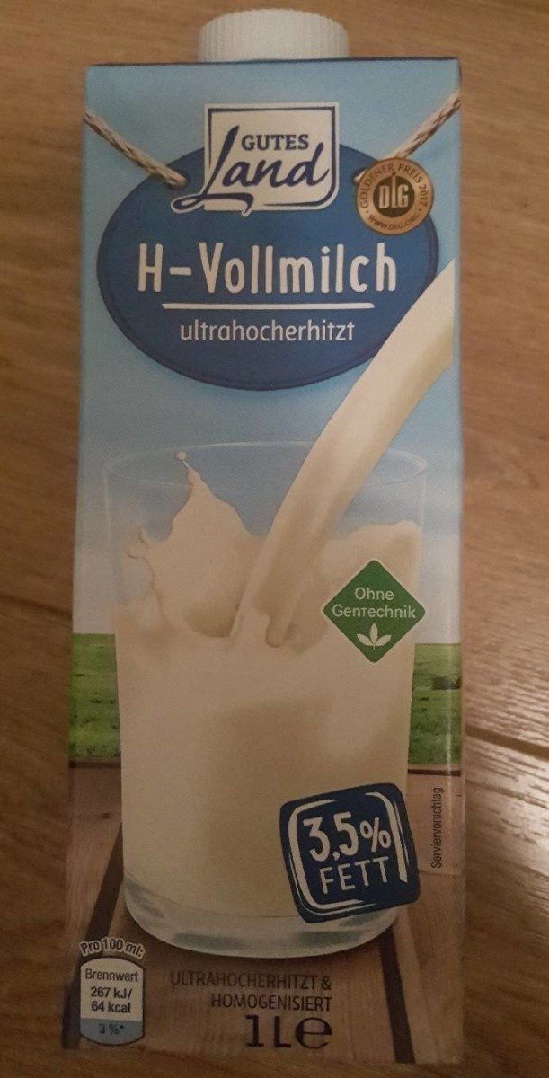 H-Vollmilch, 3.5% Fett - Produit