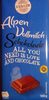 Alpen Vollmilch Schokolade, (mindestens 30% Kakao) - Producto