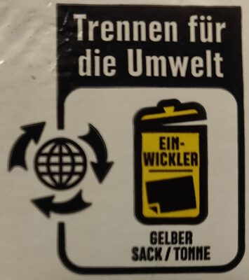Deutsche Markenbutter - Recycling instructions and/or packaging information - de