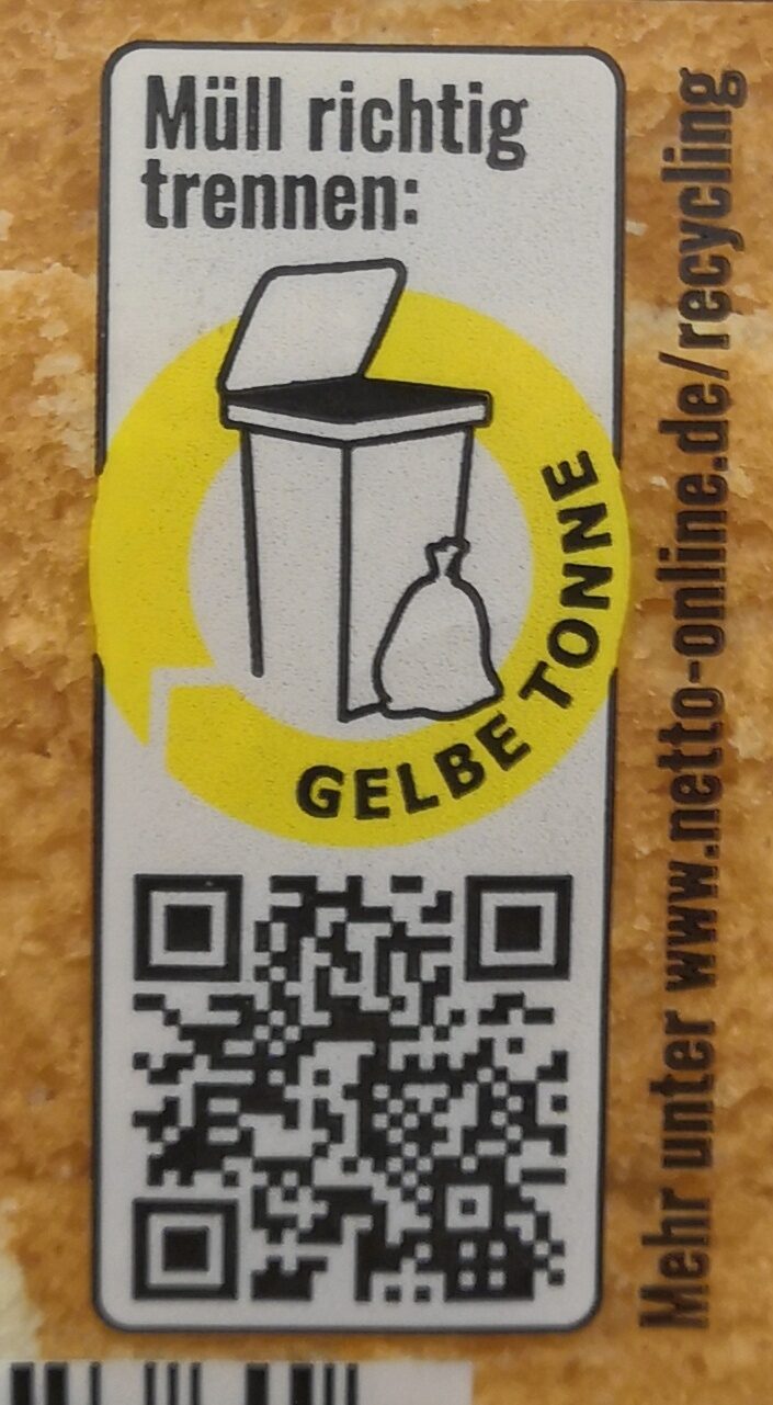Sandwichscheiben, Weizen - Recycling instructions and/or packaging information - de