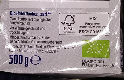 Haferflocken - extra zart - Ingredients - de