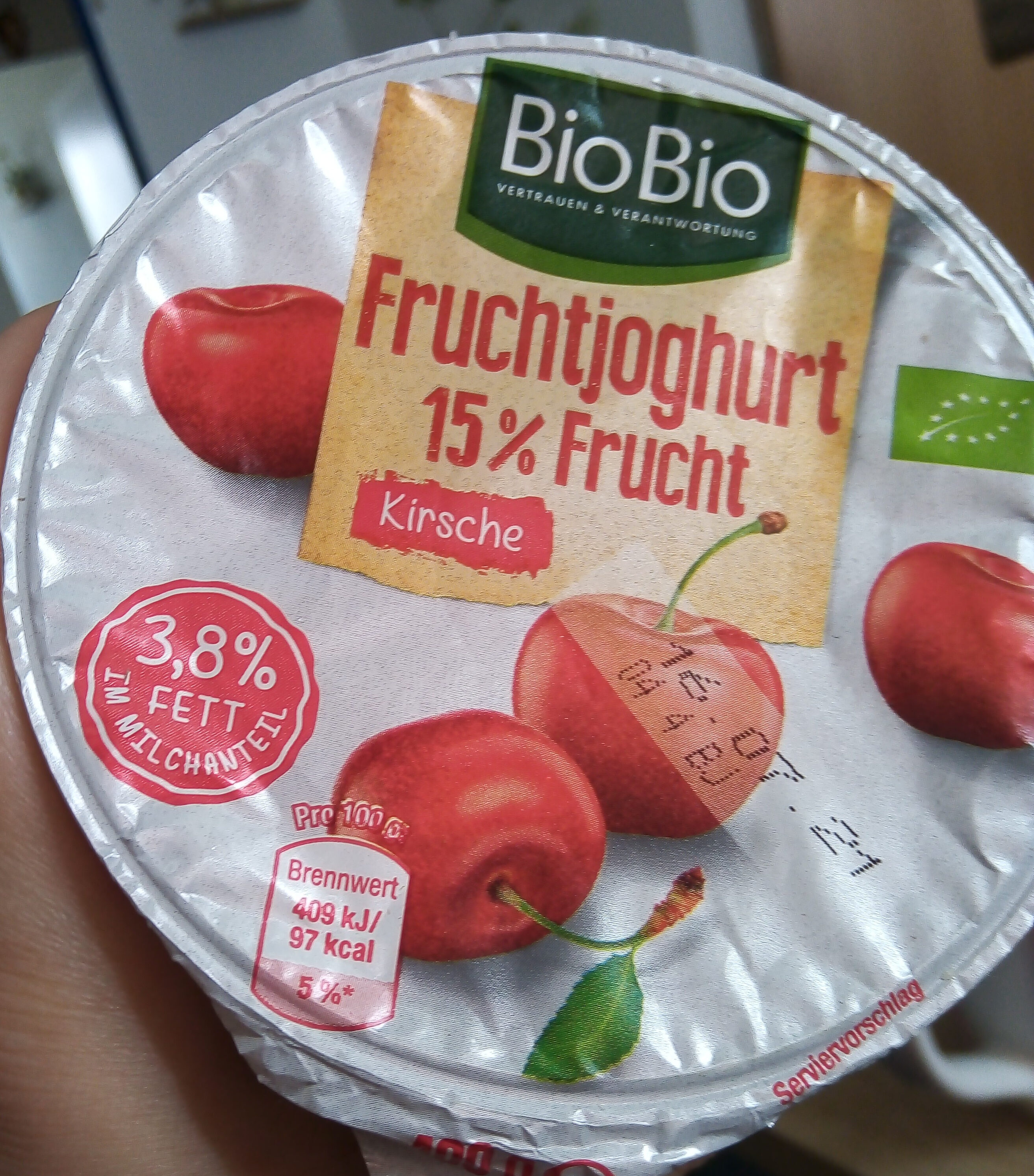 Fruchtjoghurt 15% Frucht Kirsche - Produit - de