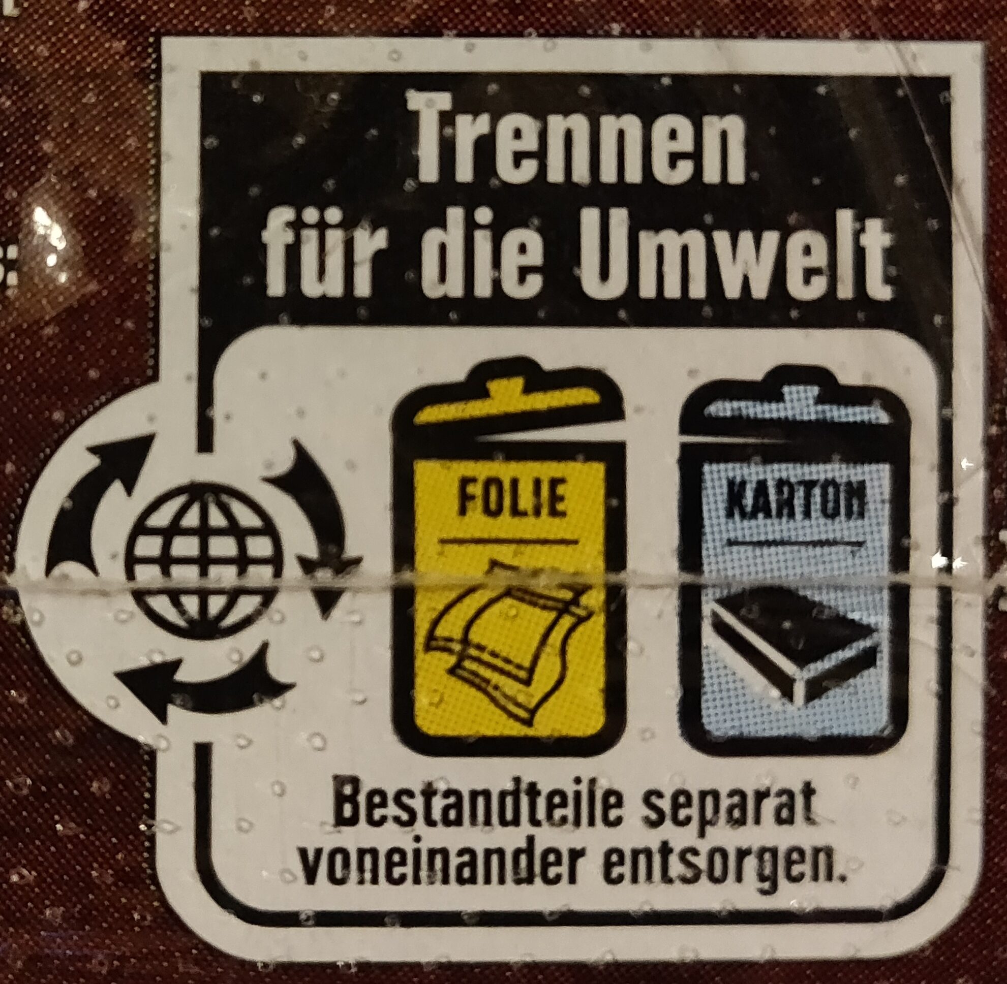 Quarkbällchen - Recycling instructions and/or packaging information - de
