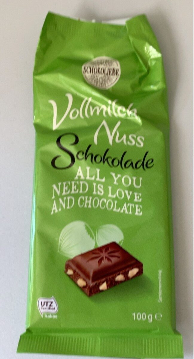 Vollmich Nuss Schokolade - Product - de