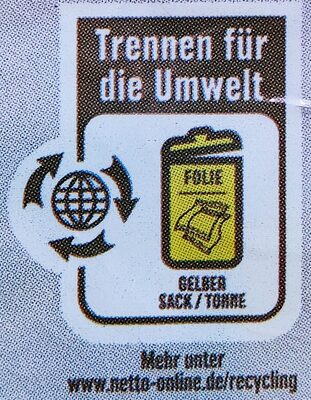 Bio-Möhren aus Deutschland - Wiederverwertungsanweisungen und/oder Verpackungsinformationen