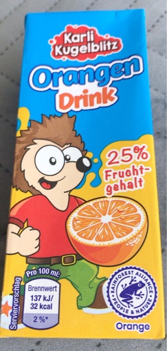 Orangen drink - Produkt