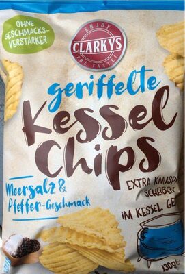 Geriffelte Kessel Chips Meersalz & Pfeffer - Produkt