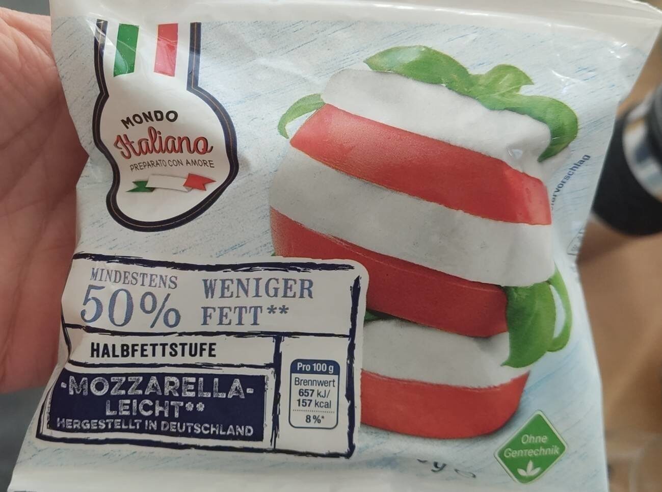 Mozzarella Leicht - Produkt