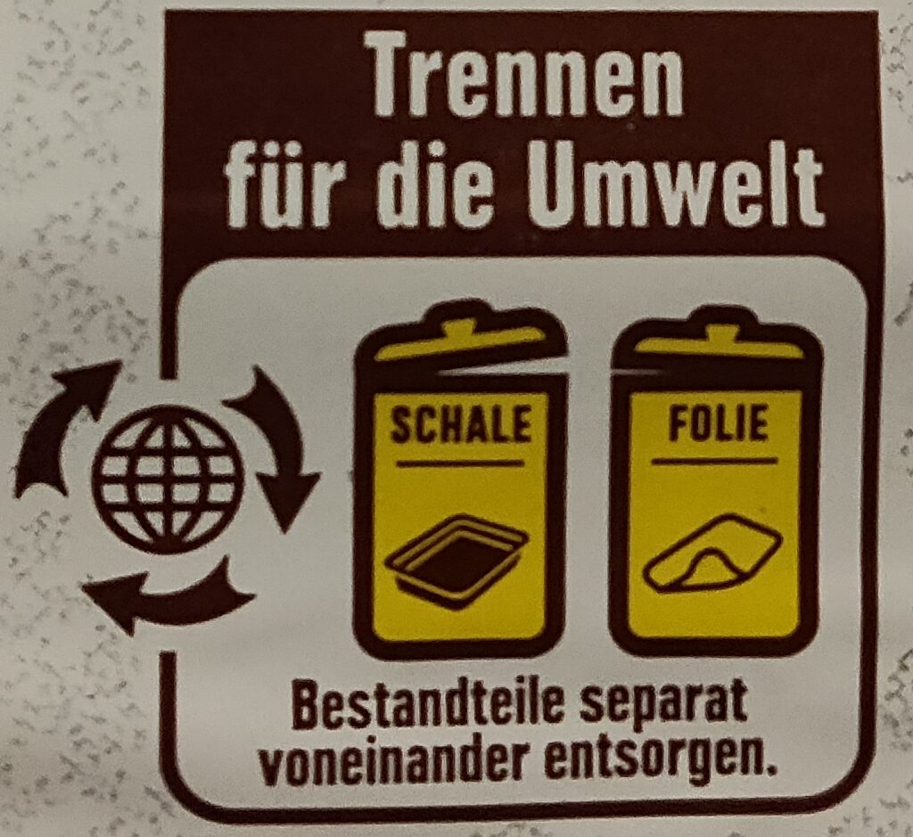 Original Bayerischer Leberkäse - Wiederverwertungsanweisungen und/oder Verpackungsinformationen