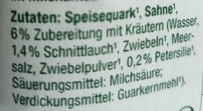 Kräuter Quark - Ingrediënten - de