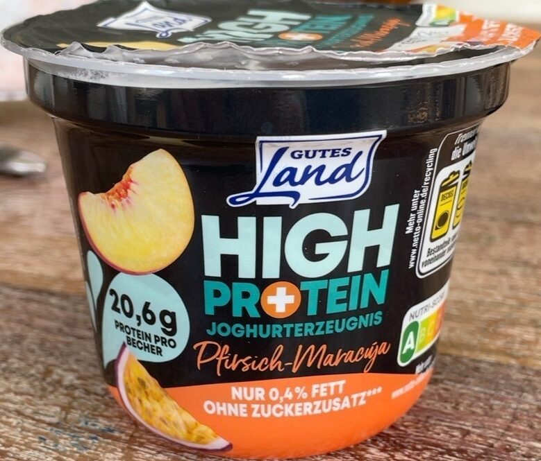 High Protein Joghurterzeugnis Pfirsich Maracuja - Produkt