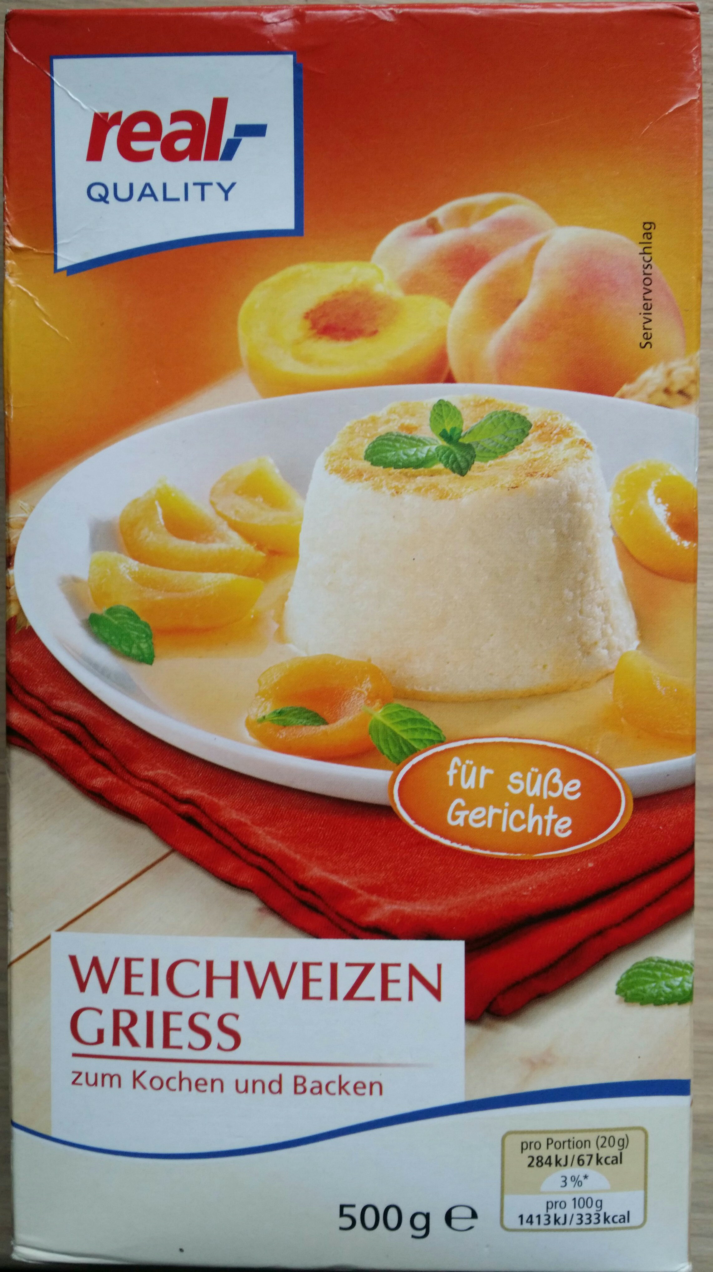 Weichweizen Griess - Produkt