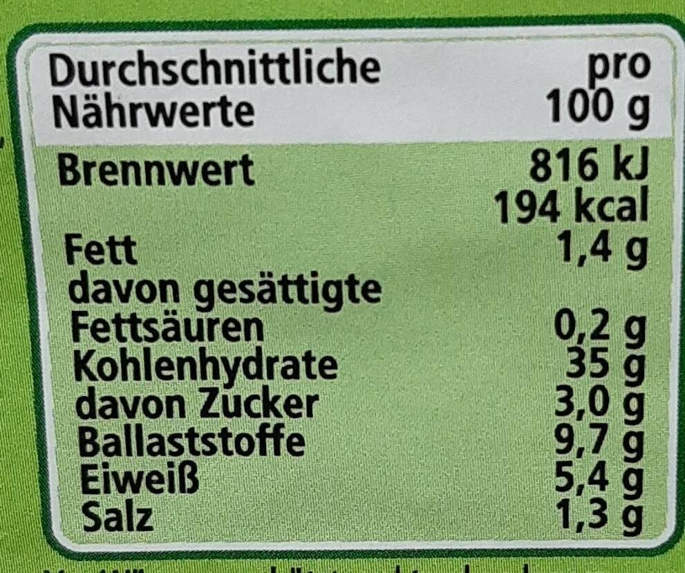 Dinkel-Grünkern - Nutrition facts
