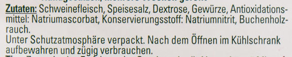 Rohschinken-Würfel - Ingredients - de