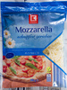 Mozzarella schnittfest gerieben - Producte