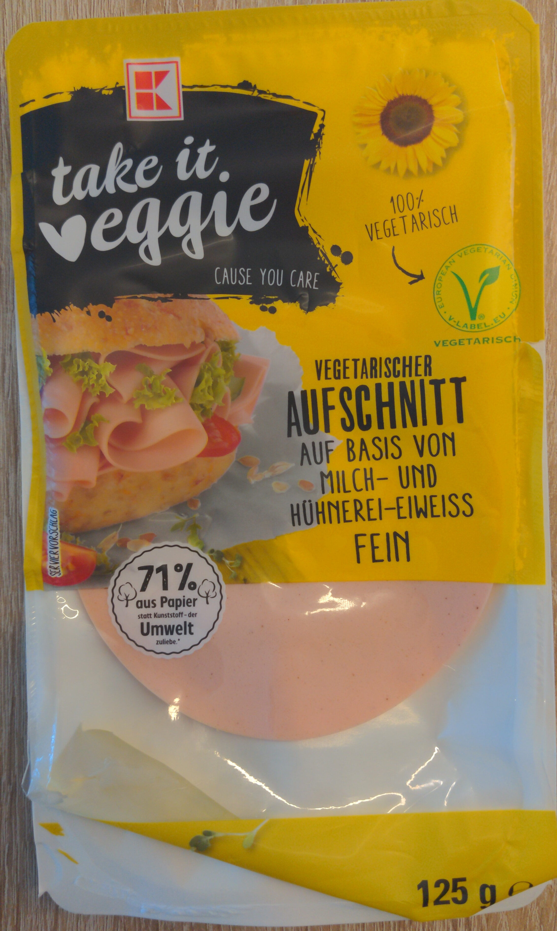 K-take It Veggie Vegetarischer Aufchnitt Fein - نتاج - de
