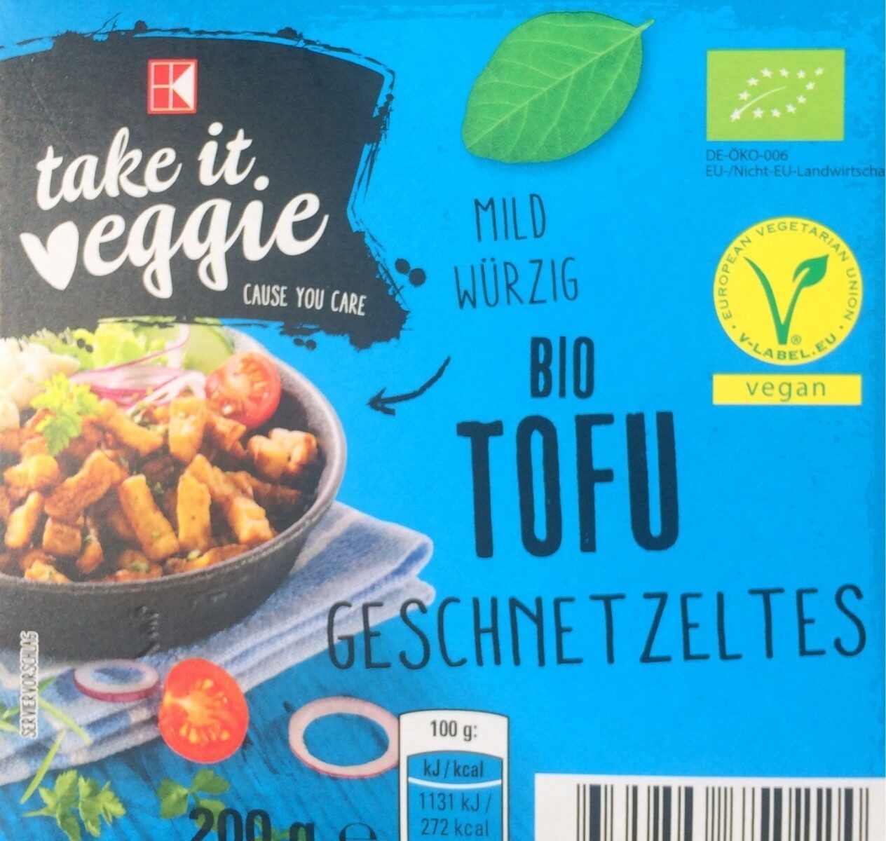 K-take it Veggie Bio Tofu Geschnetzeltes - Product - de