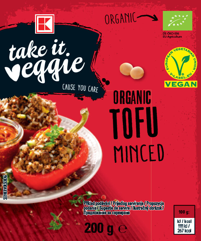 K-take it veggie Tofu Minced - Produkt - en