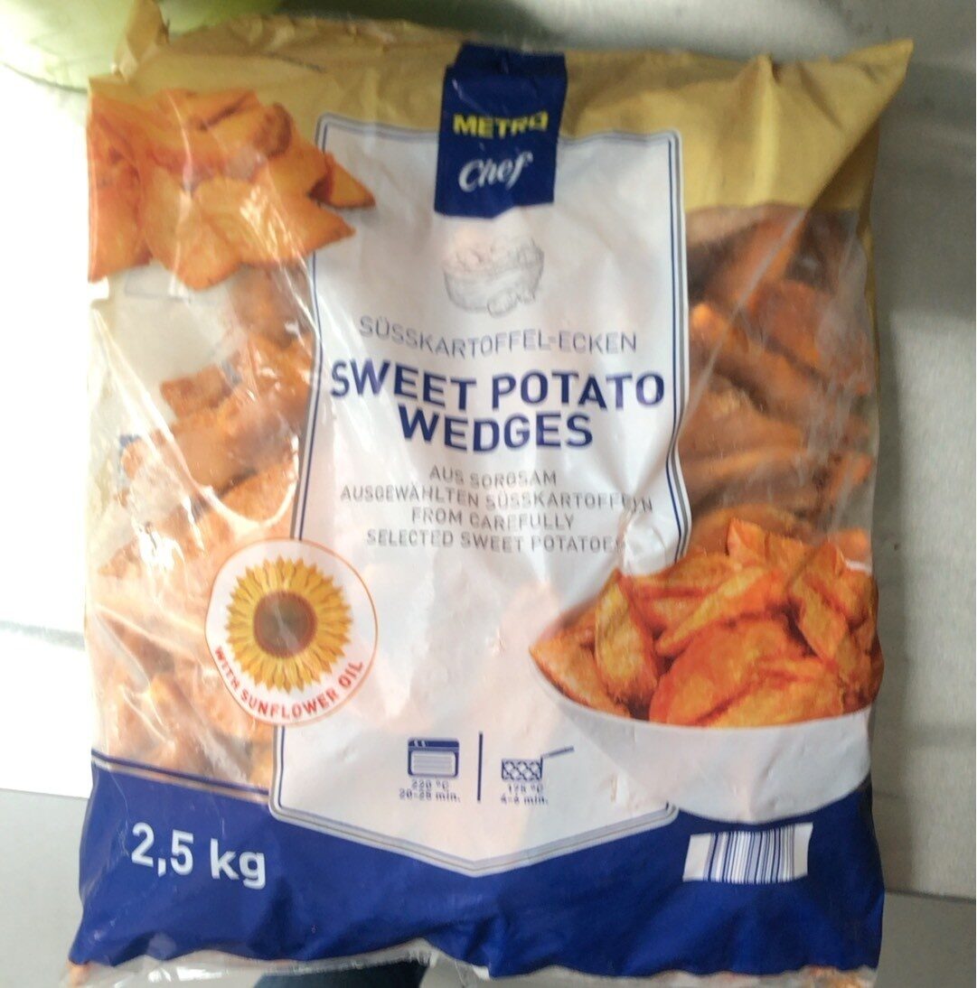 sweet potato wedges - Produit