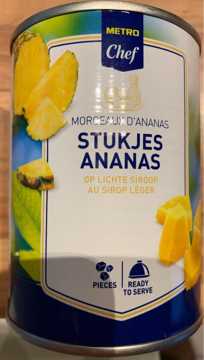 Morceaux d'ananas - Produit