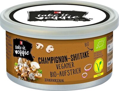K-take it veggie Bio Brotaufstrich Champignon Shiitake - Produkt