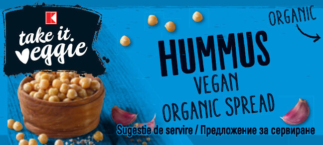 K-take it veggie Organic Bread Spread Hummus - Produkt