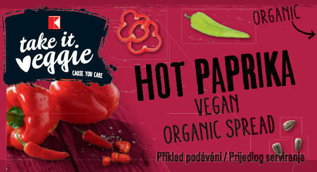 K-take it veggie Bio Brotaufstrich Hot Paprika - Produkt