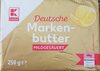 Deutsche Markenbutter mildgesäuert - Produkt
