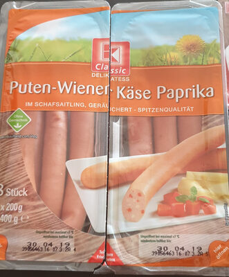 Puten-Wiener Käse-Paprika - Product - de