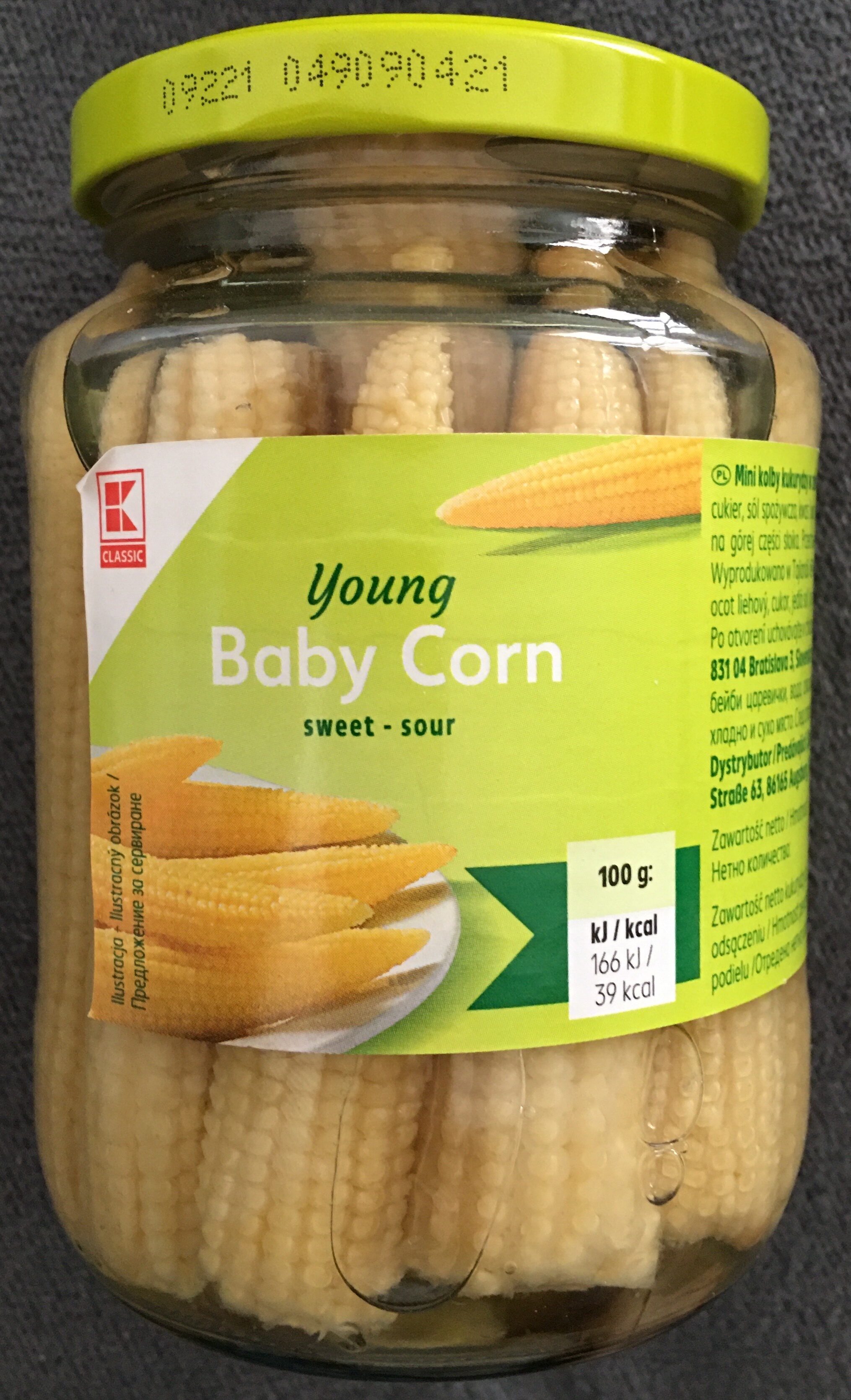Mini kolby kukurydzy w zalewie słodko-kwaśnej - Produkt