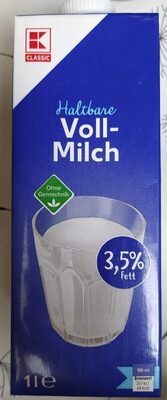 8 x Haltbare Vollmilch (Soll: 17) - Produkt