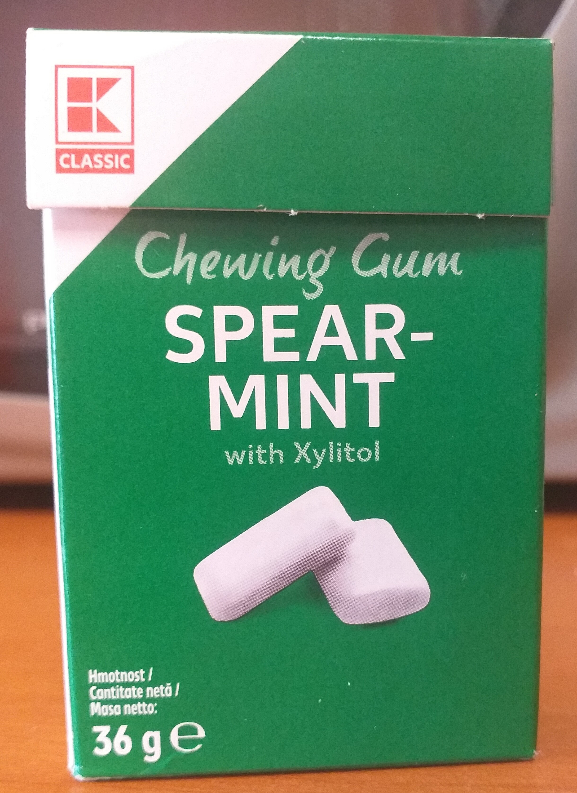 Chewing Gum Spear-Mint - Produkt - ro