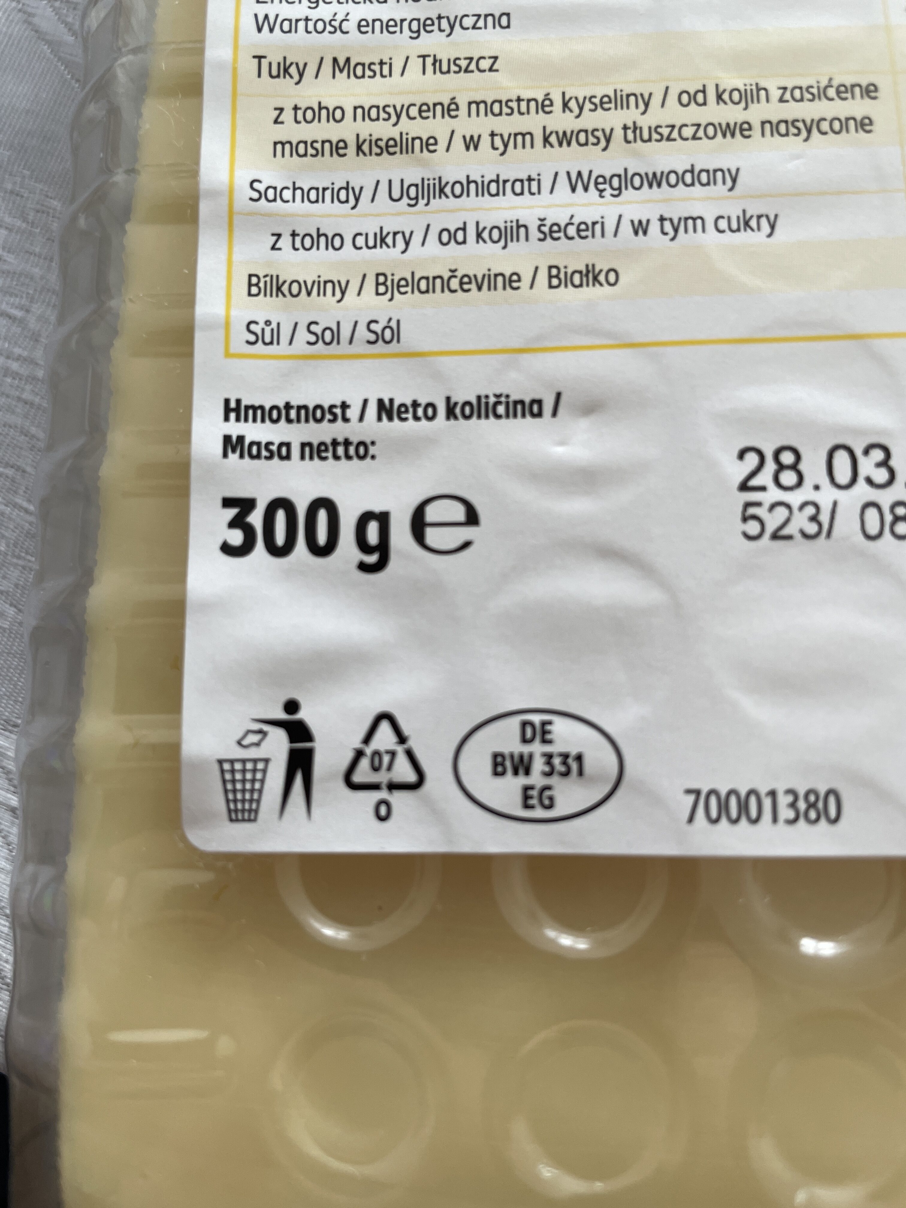 Gouda creamy mild in slices - Wiederverwertungsanweisungen und/oder Verpackungsinformationen