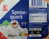 Speisequark 40% Fett i. TR. - Producte