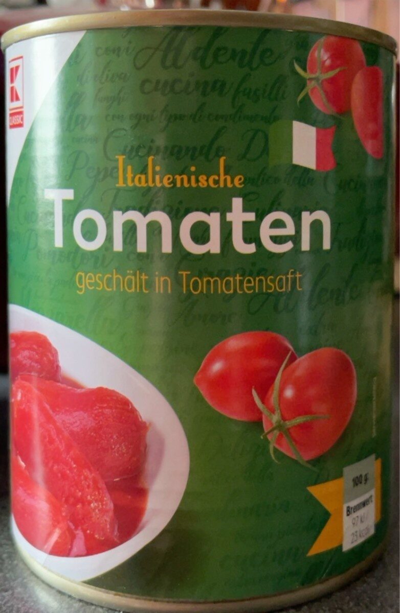 Italienische Tomaten geschält in Tomatensaft - Product - de