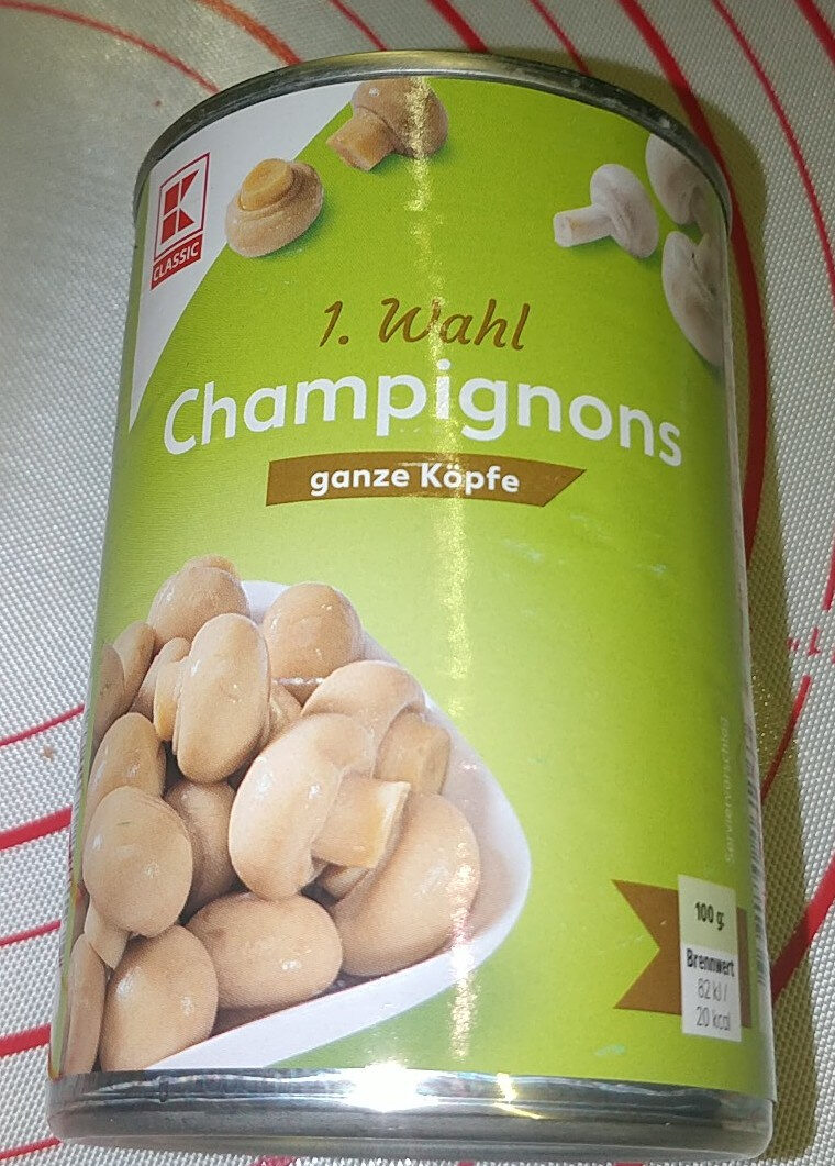 Champignons "ganze Köpfe" - Produkt