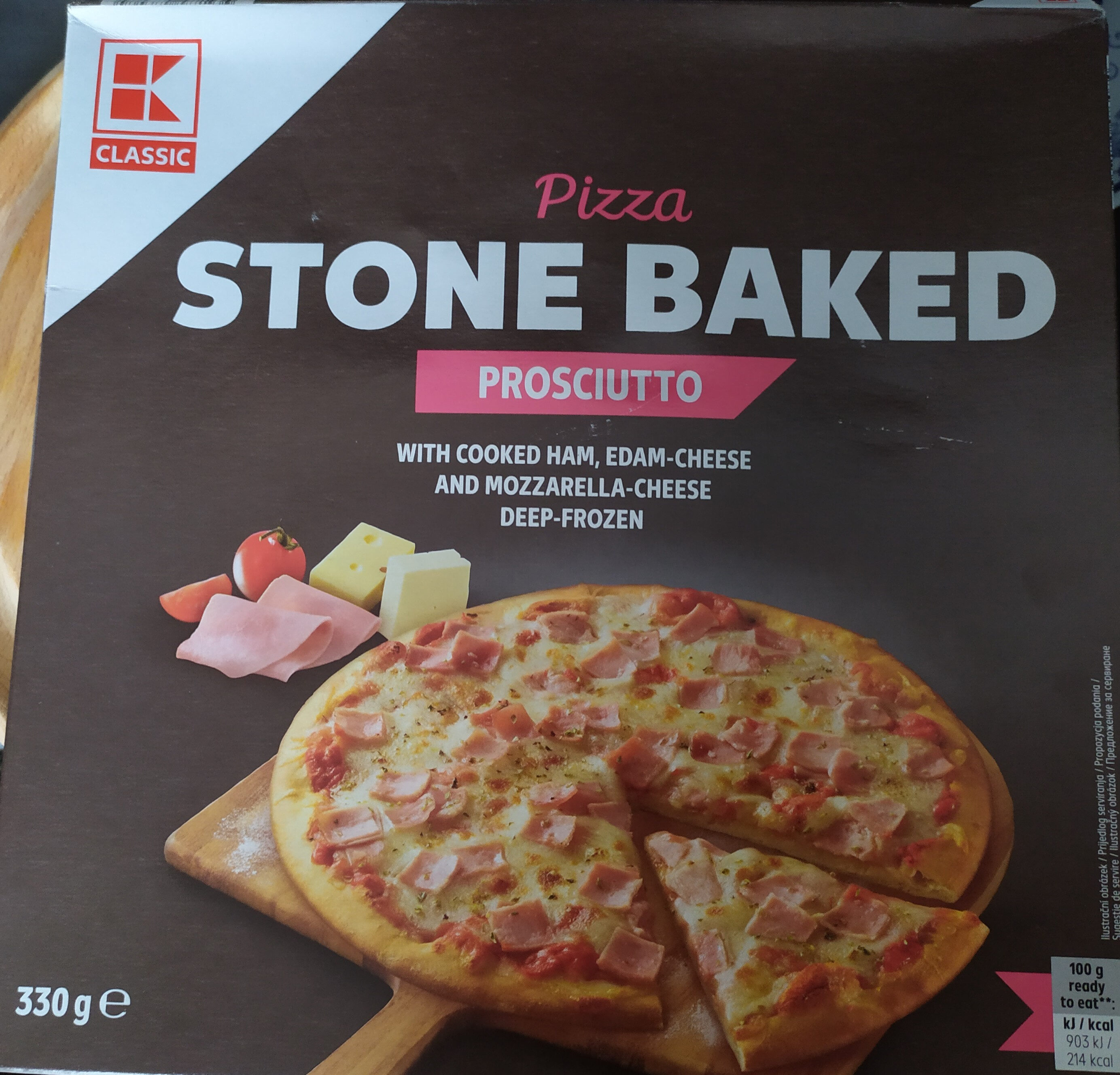 Pizza Stone Baked - Prosciutto - Product - cs