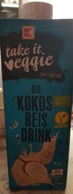 K-take it veggie Bio Kokos-Reisdrink - Produkt