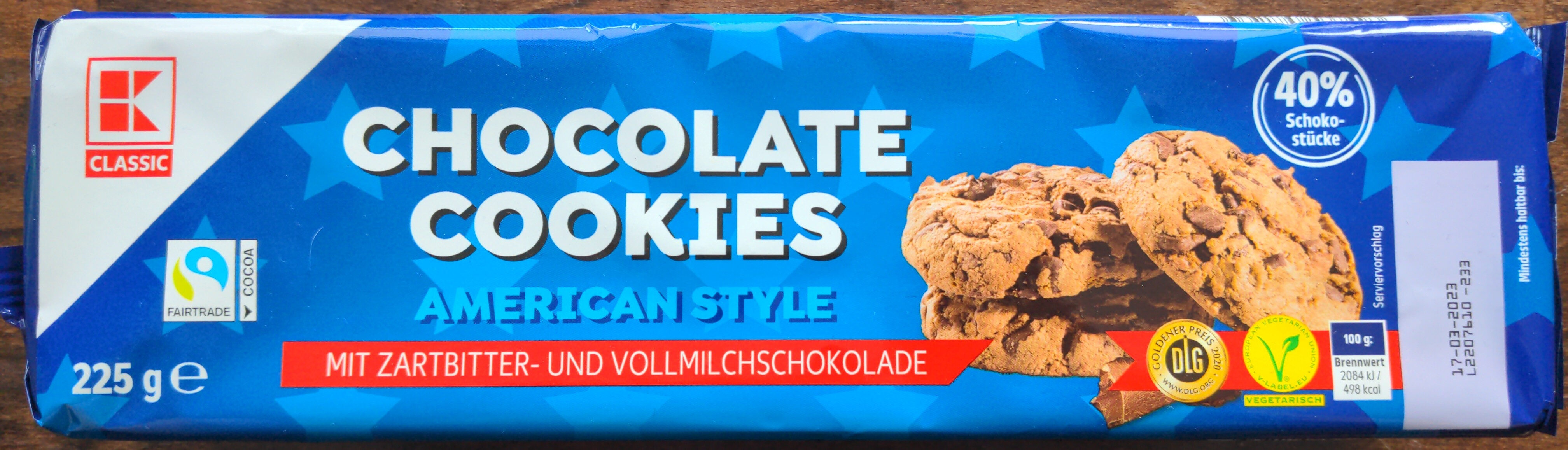 Chocolate Cookies American Style - Product - de