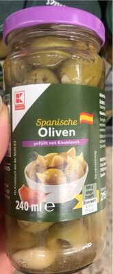 Spanische Oliven gefüllt mit Knoblauch - Produkt