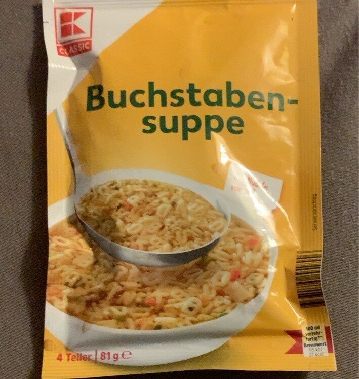 Suppe - Buchstabensuppe - Product - de
